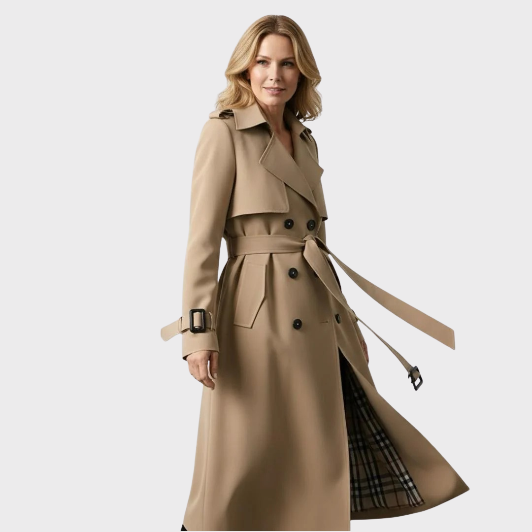 Elegantti trenssitakki ajattomalla tyylillä