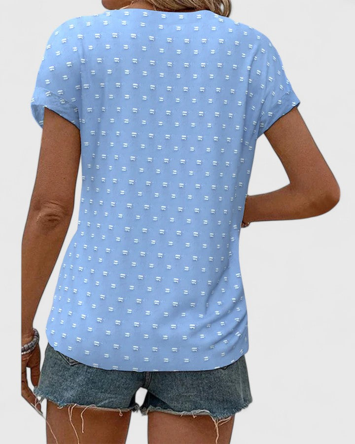 Mukava V-kauluspaita