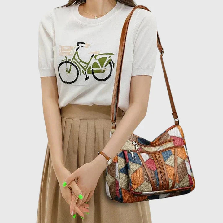 Taideinspiroitu luksuslaukku