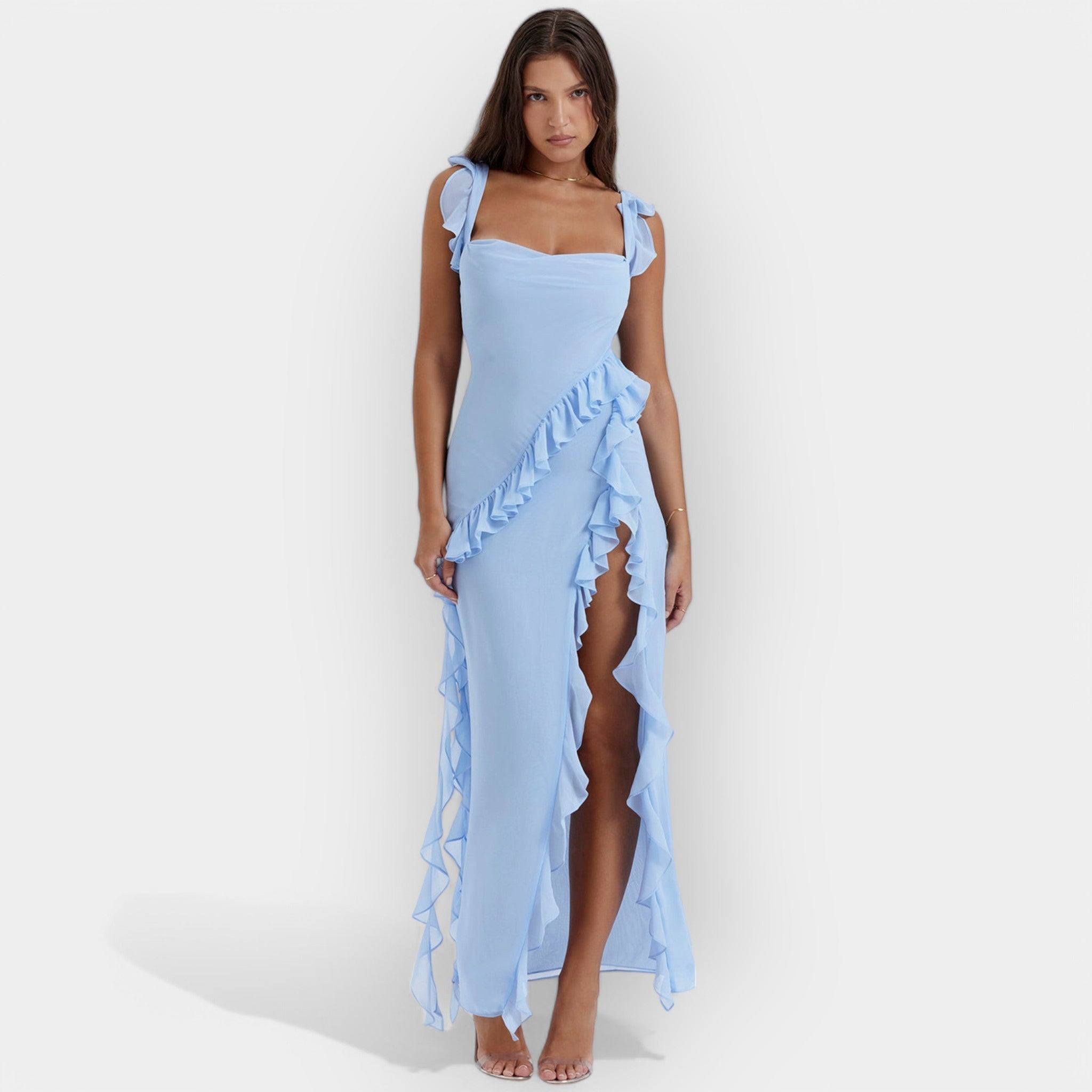 Volangihame halkiolla