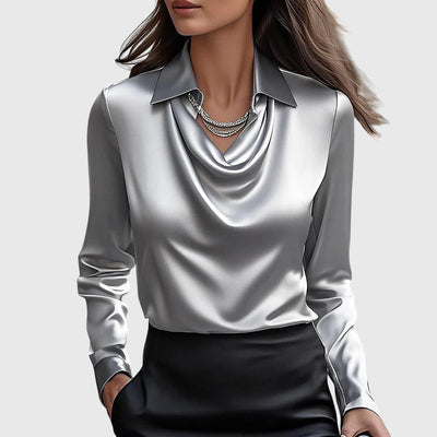 Elegantti kiiltävä paita