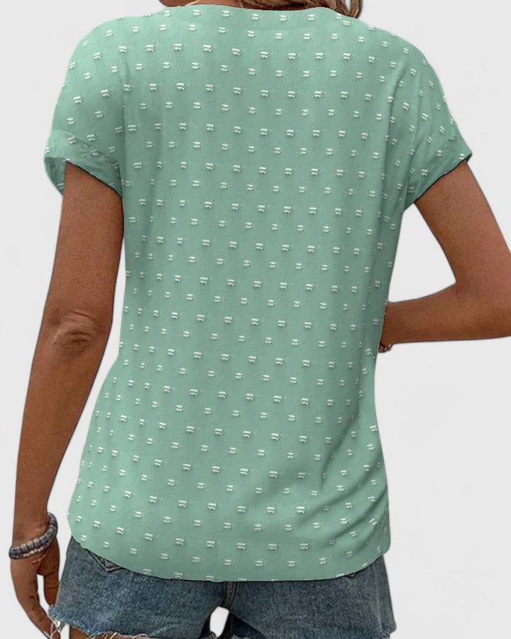 Mukava V-kauluspaita