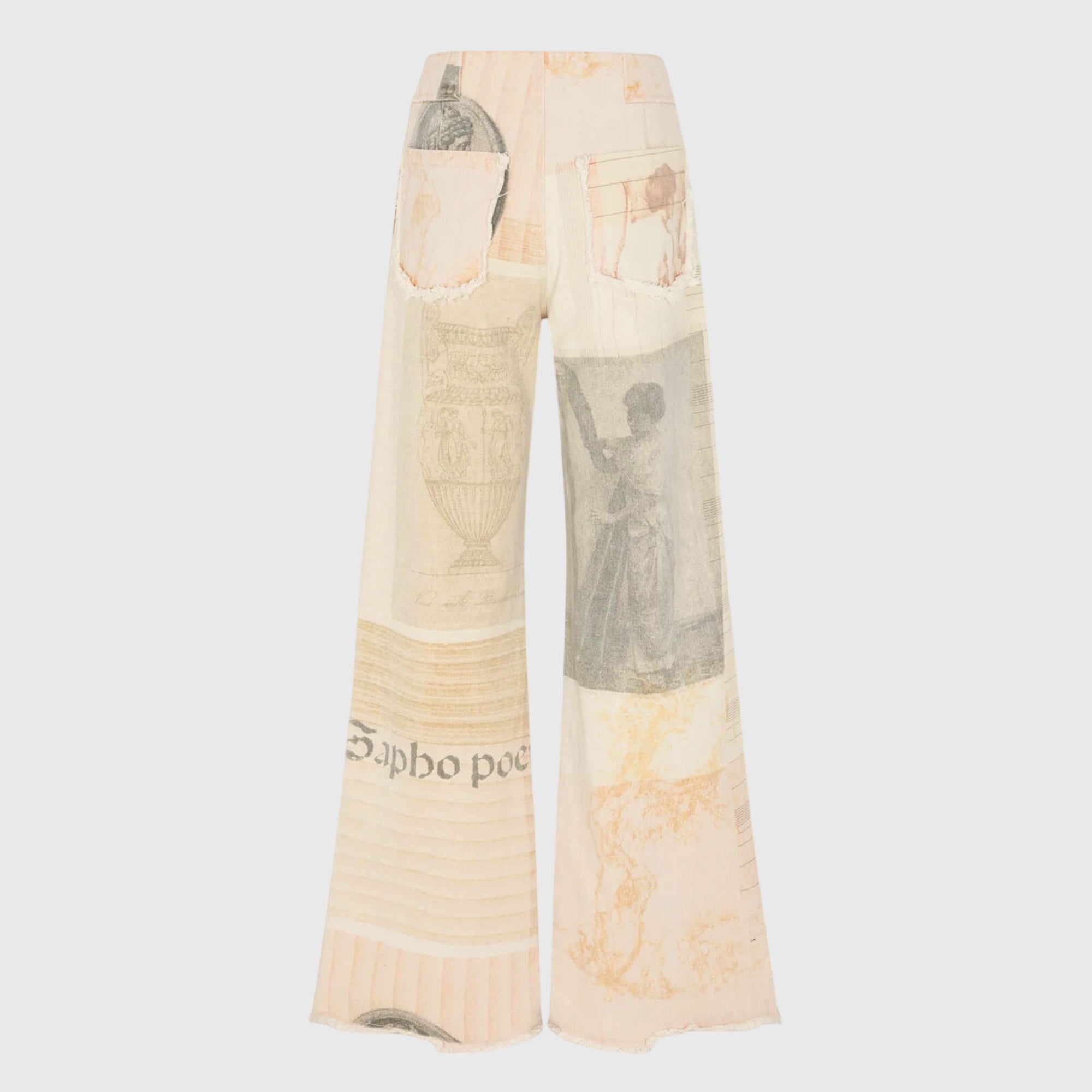 Leveälahkeiset farkut