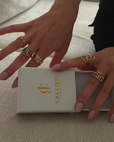 Jaylinette | Iso Sormus 18K Kulta