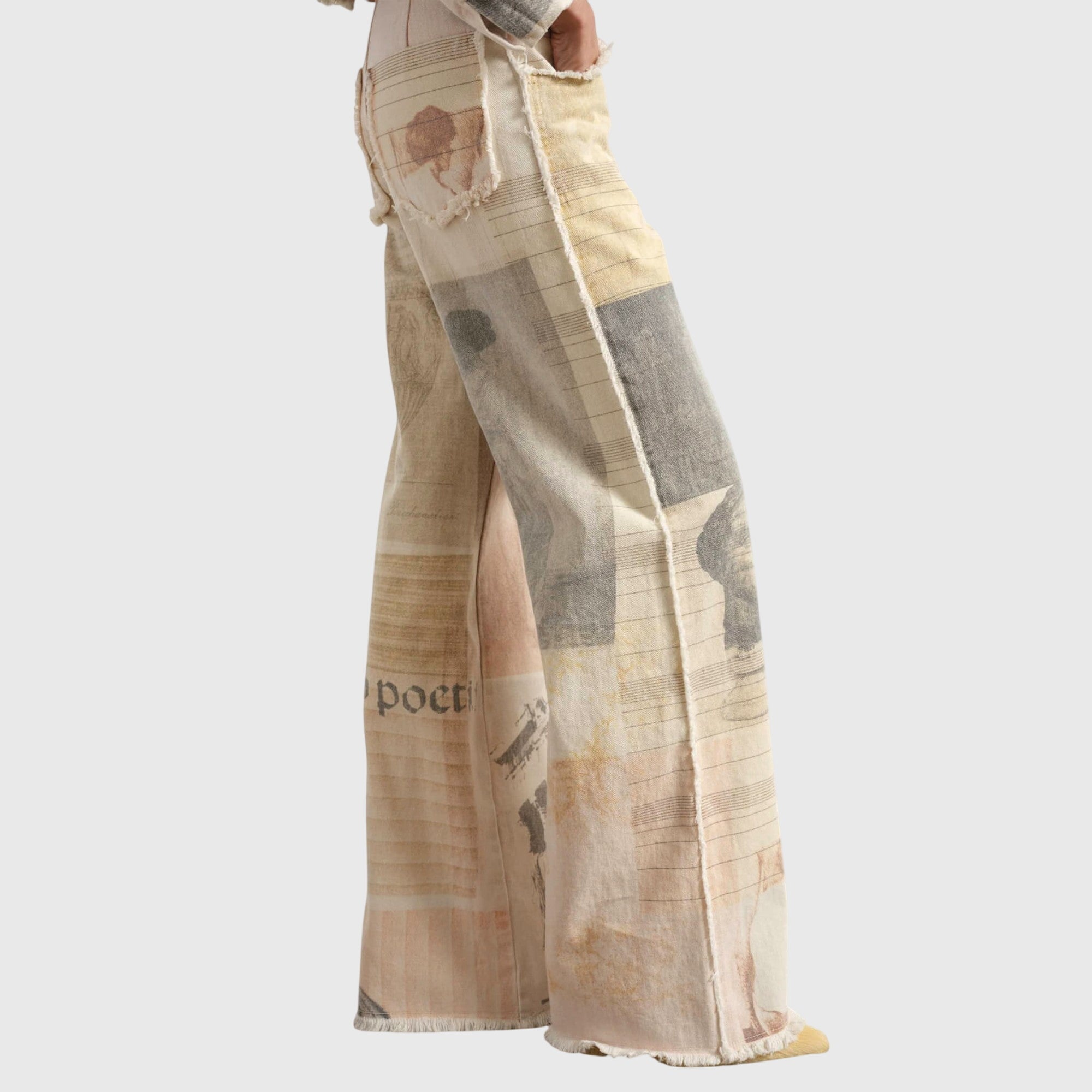 Leveälahkeiset farkut